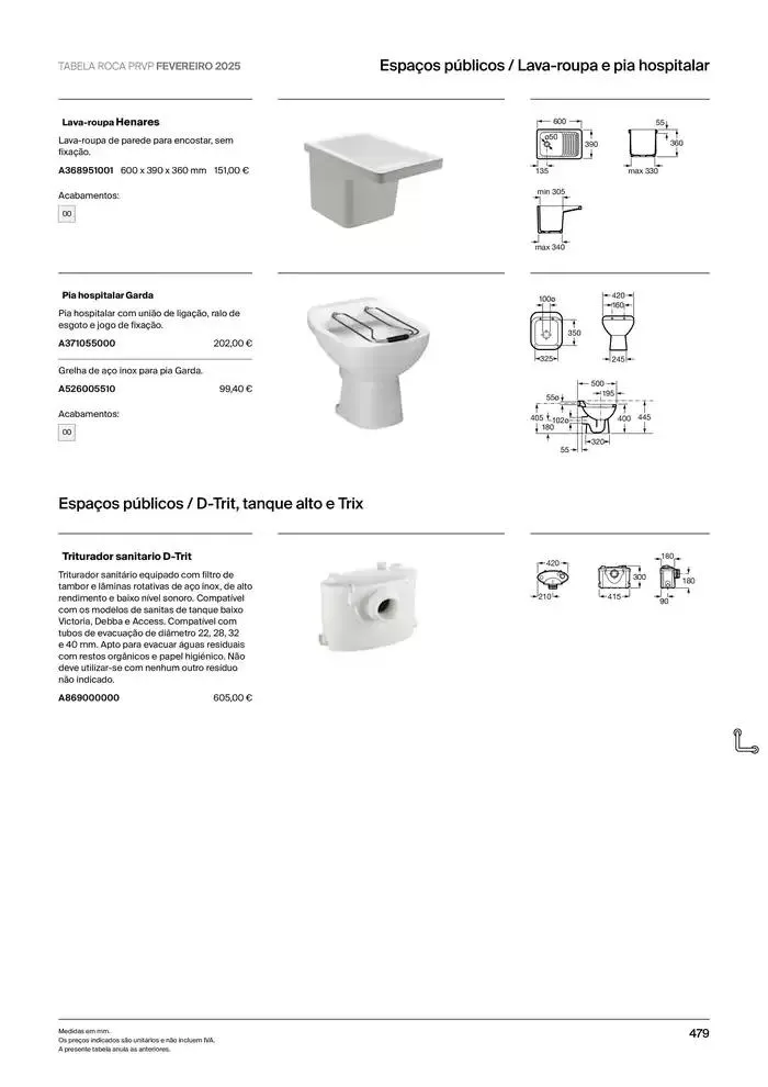 Folheto Soluções de Banho de 6 de janeiro até 31 de dezembro 2025 - Pagina 481
