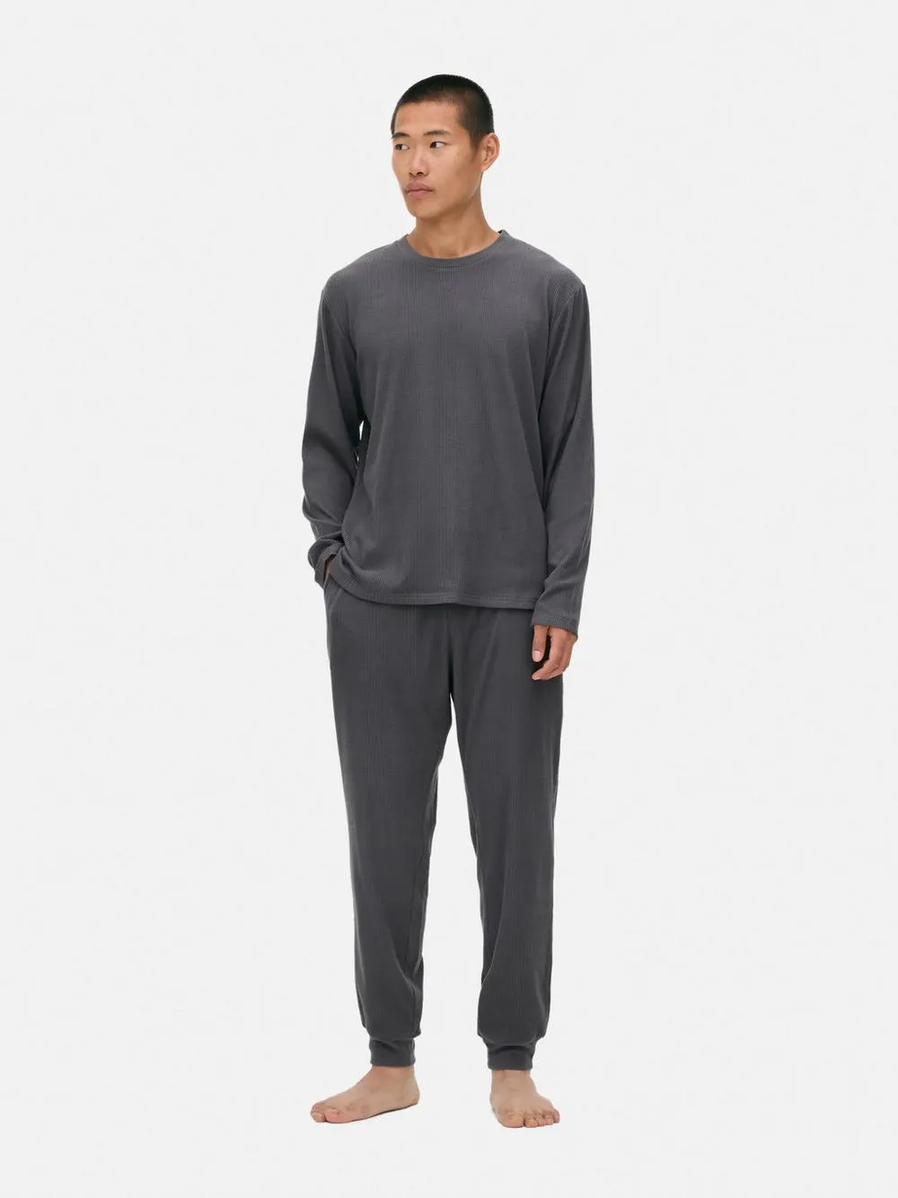 Pijama comprido bloco cor