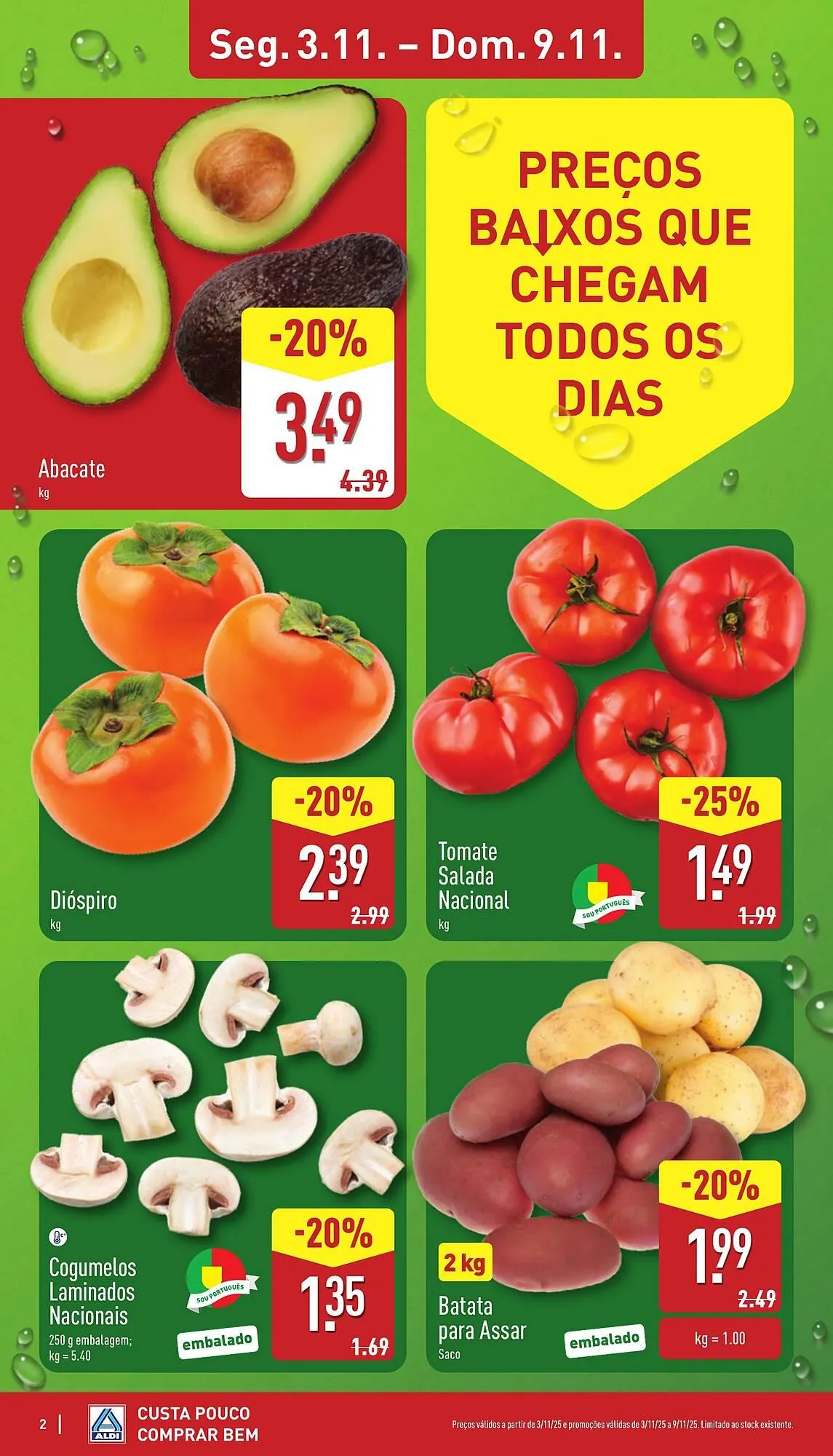 Folheto Folheto ALDI de 3 de novembro até 9 de novembro 2025 - Pagina 2