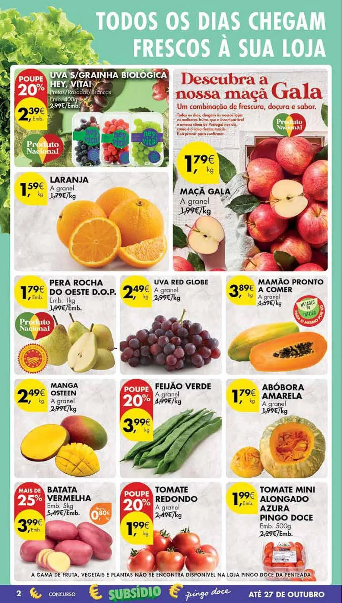 Folheto Folheto Pingo Doce de 30 de setembro até 6 de outubro 2025 - Pagina 2
