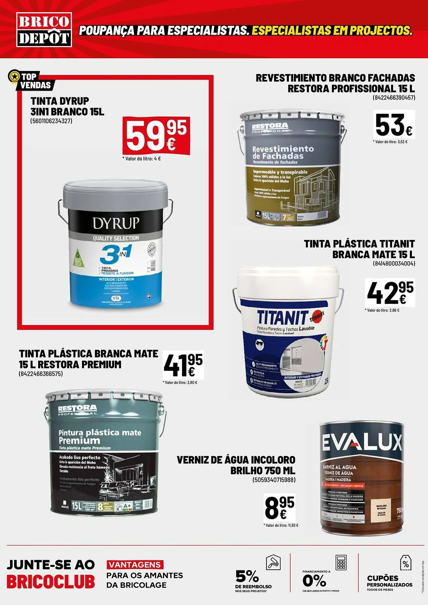Folheto Folheto Brico Depôt de 27 de junho até 31 de julho 2025 - Pagina 14