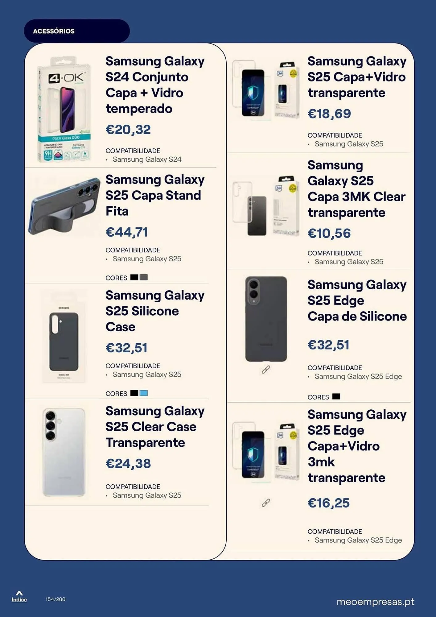 Folheto Catálogo MEO de 25 de setembro até 30 de setembro 2025 - Pagina 154