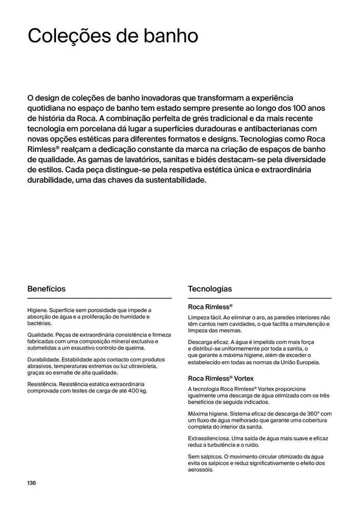 Folheto Soluções de Banho  de 6 de janeiro até 31 de dezembro 2025 - Pagina 138
