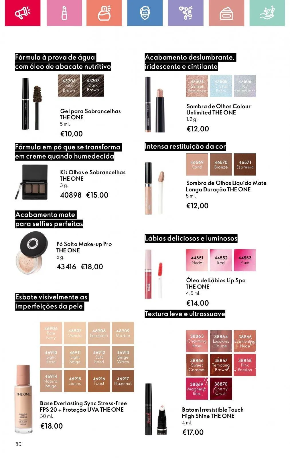 Folheto Folheto de Oriflame até 05.07.2025 de 18 de junho até 5 de julho 2025 - Pagina 80