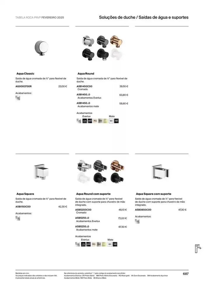 Folheto Soluções de Banho  de 6 de janeiro até 31 de dezembro 2025 - Pagina 689
