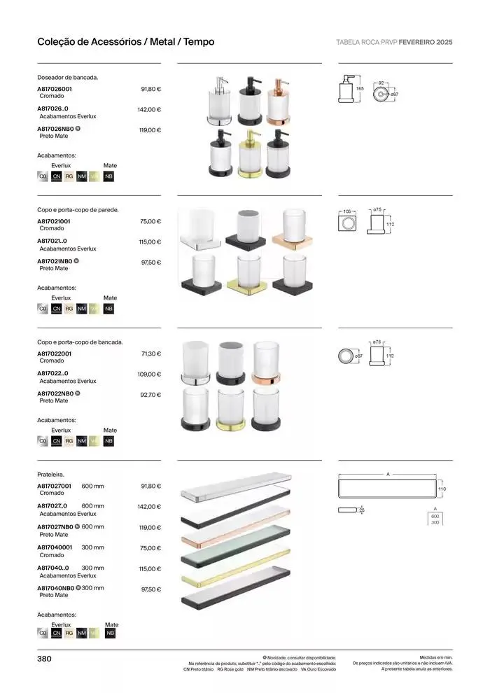 Folheto Soluções de Banho  de 6 de janeiro até 31 de dezembro 2025 - Pagina 382