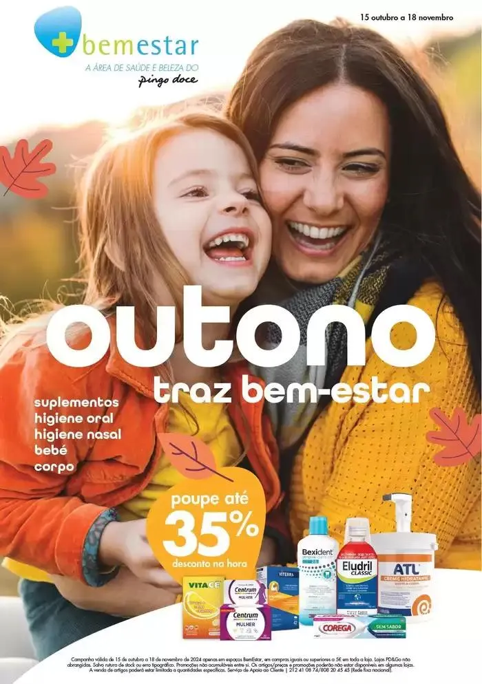 Folheto Folheto Pingo Doce de 15 de outubro até 18 de novembro 2024 - Pagina 1