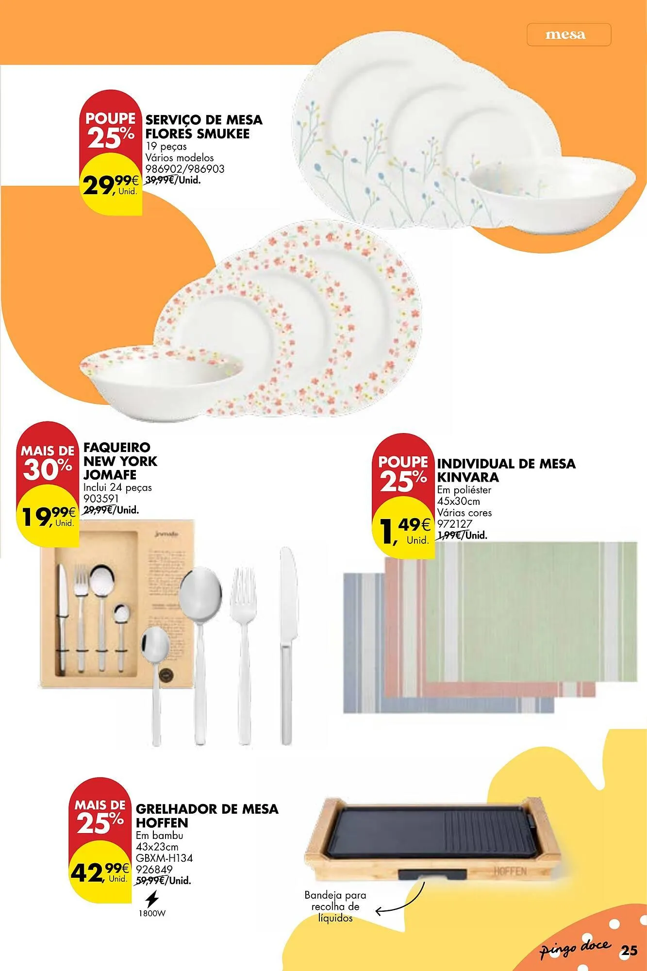 Folheto Folheto Pingo Doce de 22 de abril até 19 de maio 2025 - Pagina 27