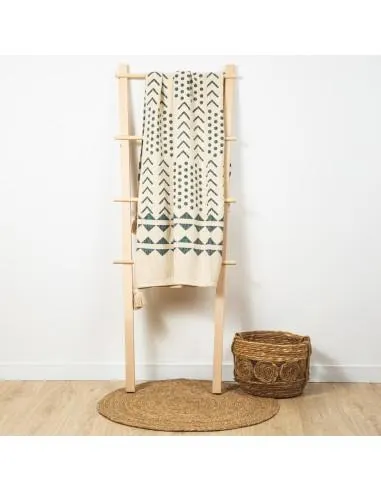 Plaid algodão Ceres verde francês