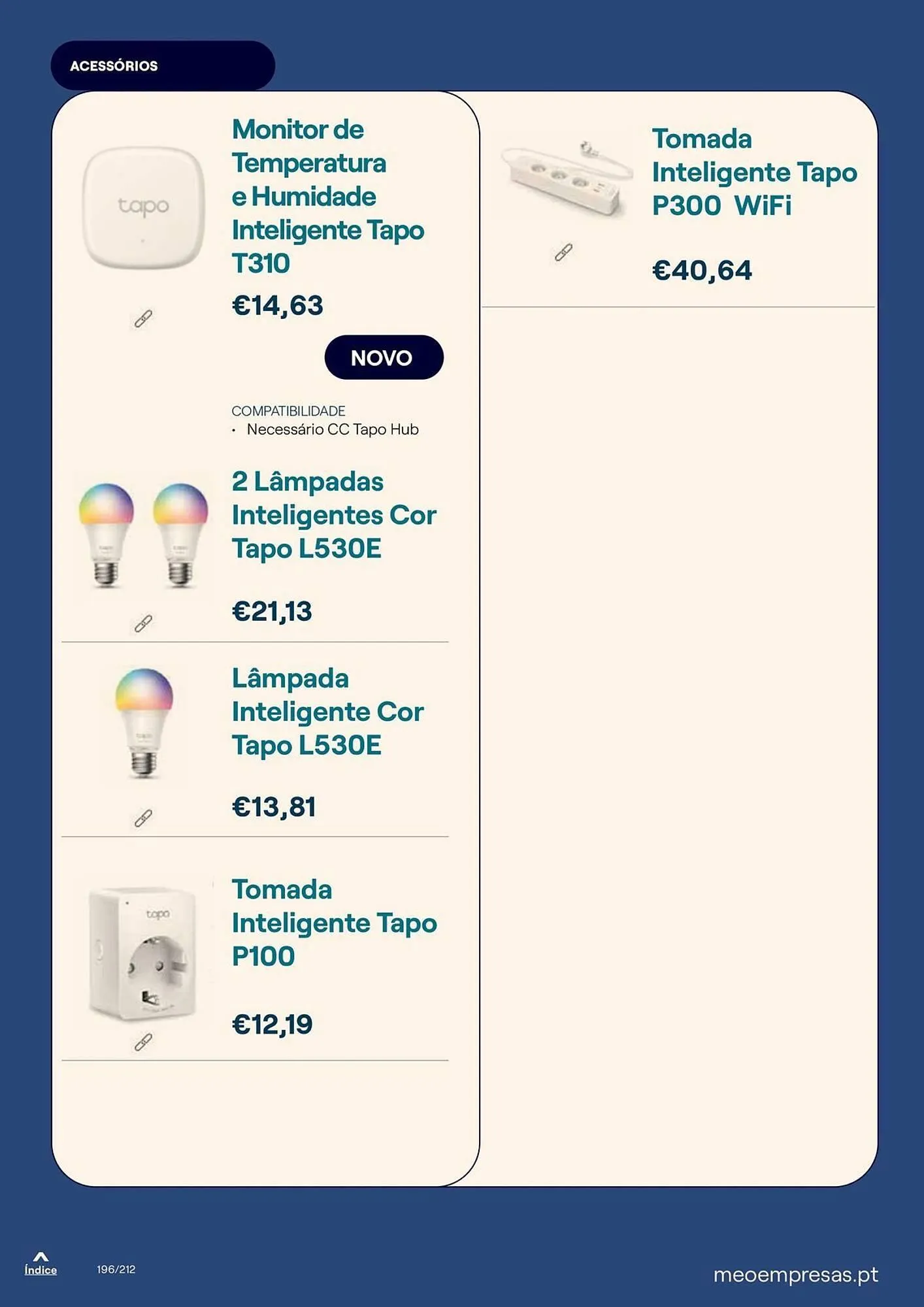 Folheto Catálogo MEO de 20 de outubro até 31 de dezembro 2025 - Pagina 196