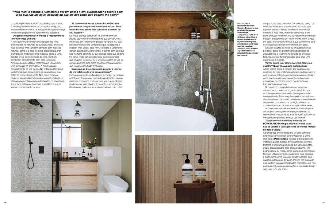 Folheto Lifestyle PORCELANOSA 43  de 26 de janeiro até 26 de janeiro 2025 - Pagina 44