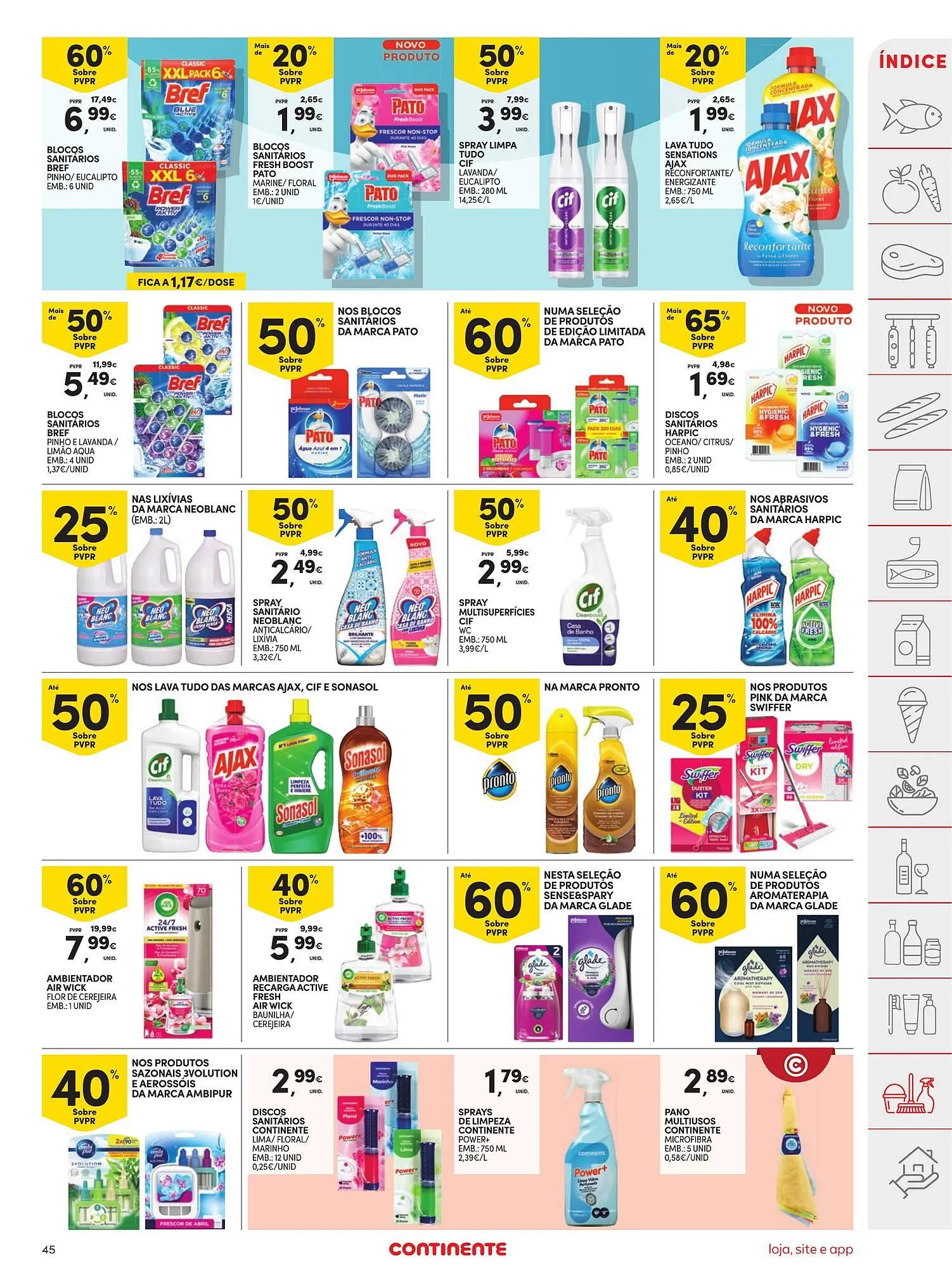 Folheto Folheto Continente de 17 de março até 23 de março 2026 - Pagina 45