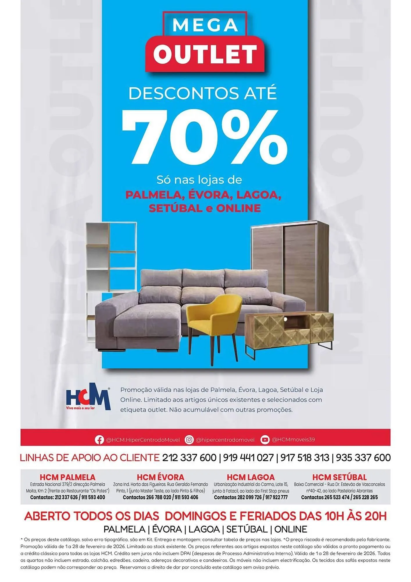 Folheto Folheto Hiper Centro do Móvel de 2 de fevereiro até 28 de fevereiro 2026 - Pagina 72