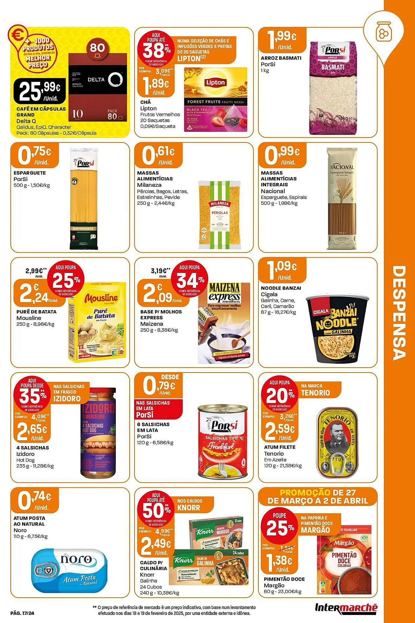 Folheto Folheto Intermarché de 27 de março até 2 de abril 2025 - Pagina 17
