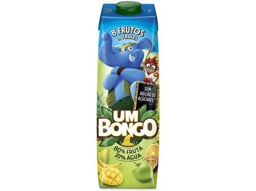 néctar um bongo 8 frutos 1l