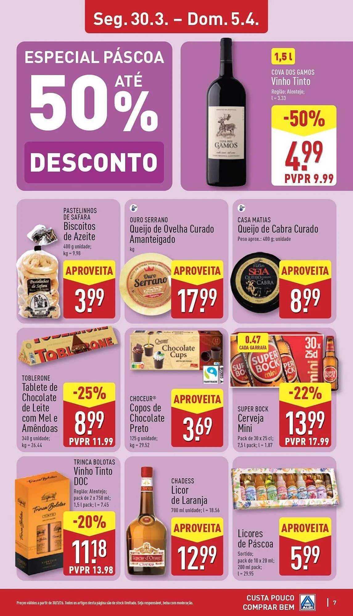 Folheto Folheto ALDI de 30 de março até 5 de abril 2026 - Pagina 7