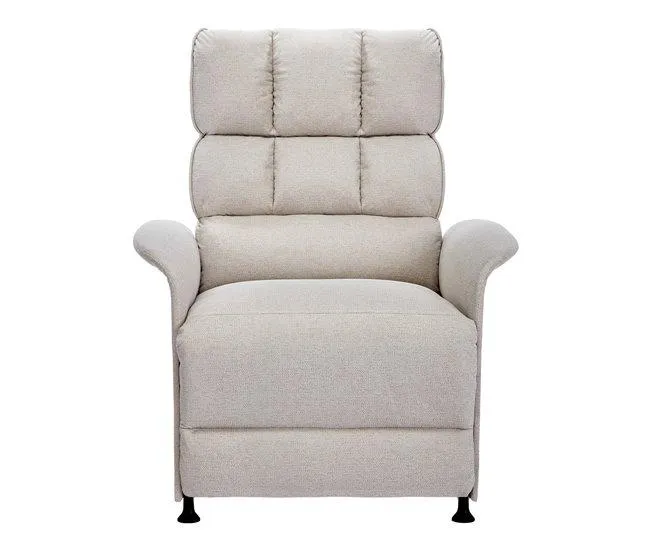 Cadeirão elétrico com controlo remoto - com saco de arrumação - Bege