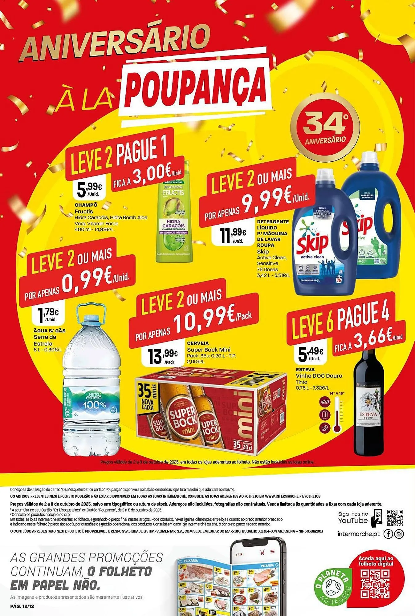 Folheto Folheto Intermarché de 2 de outubro até 8 de outubro 2025 - Pagina 12
