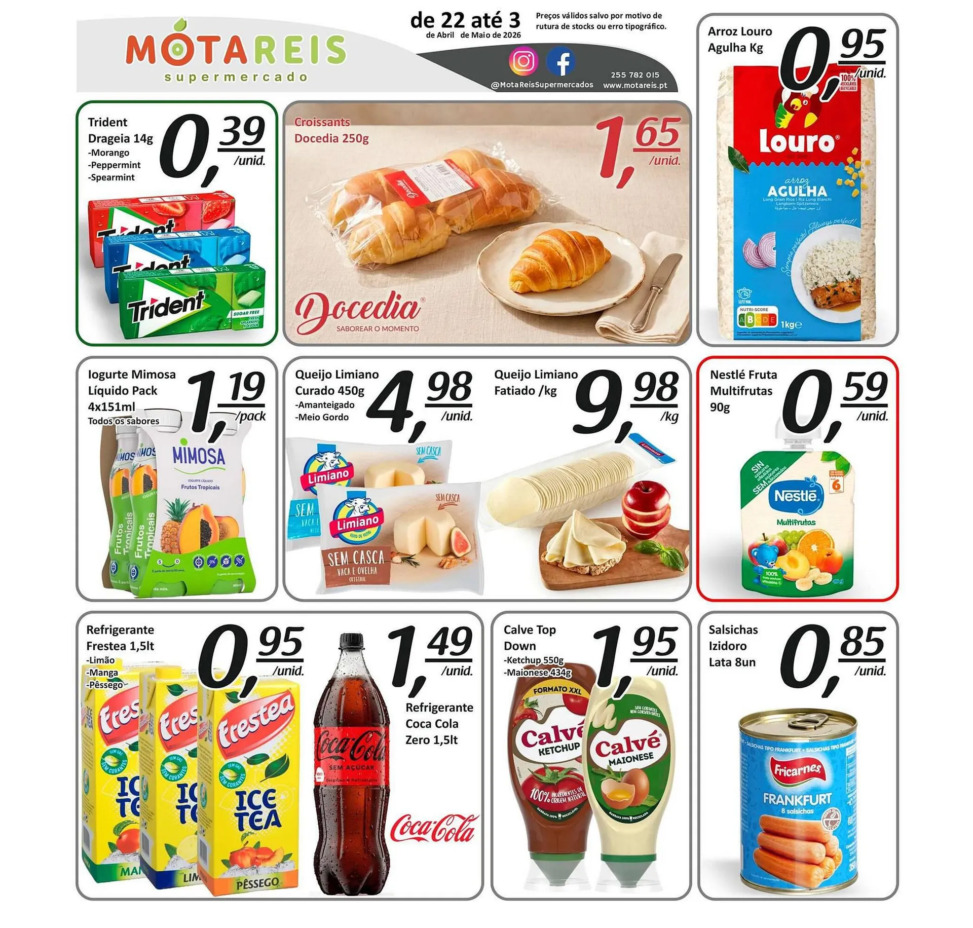Folheto Folheto Mota Reis de 22 de abril até 3 de maio 2026 - Pagina 1