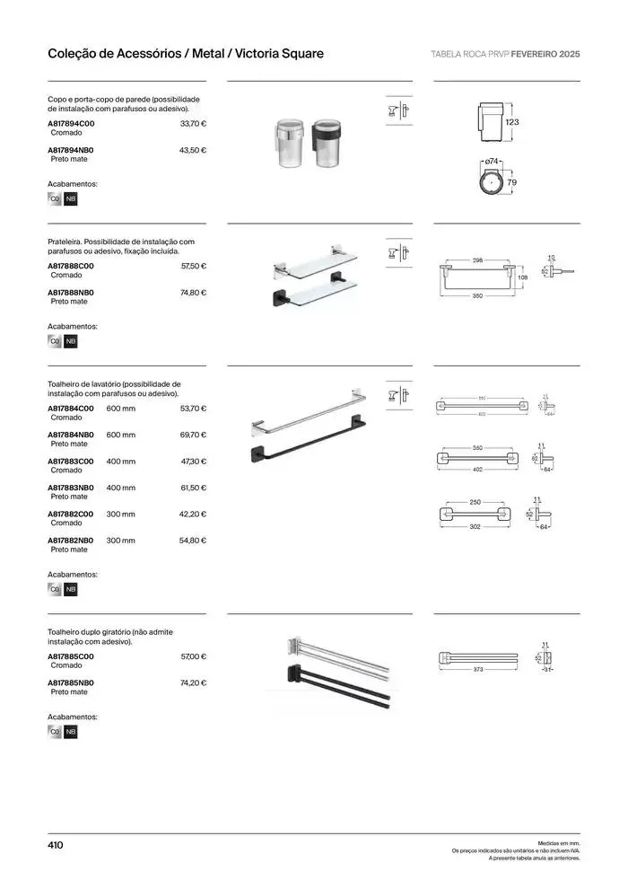 Folheto Soluções de Banho  de 6 de janeiro até 31 de dezembro 2025 - Pagina 412