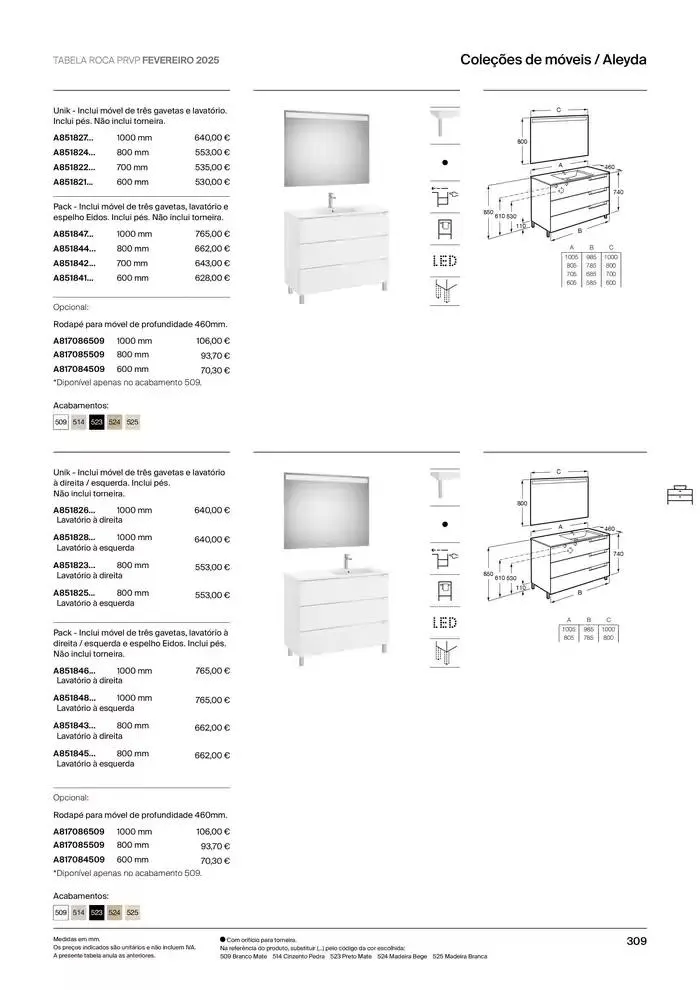 Folheto Soluções de Banho  de 6 de janeiro até 31 de dezembro 2025 - Pagina 311