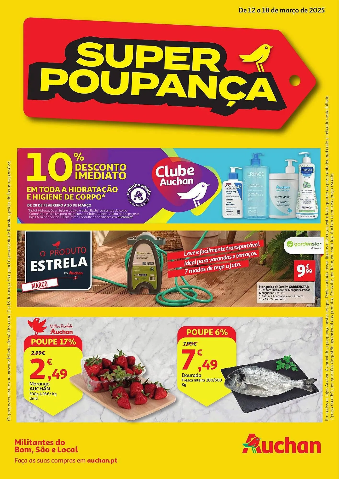Folheto Folheto Auchan de 12 de março até 18 de março 2025 - Pagina 1