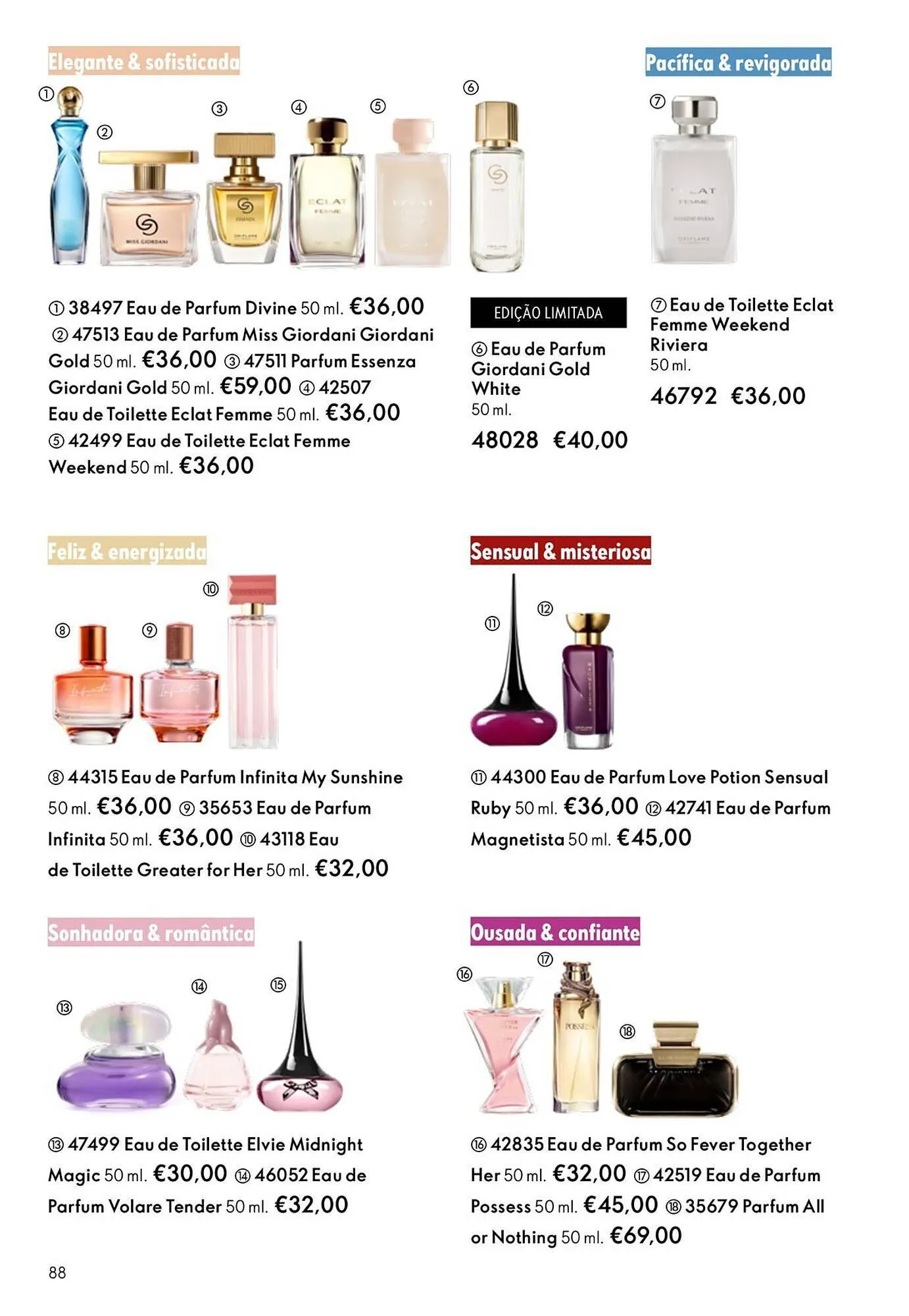 Folheto Catálogo Oriflame de 11 de fevereiro até 3 de março 2026 - Pagina 88