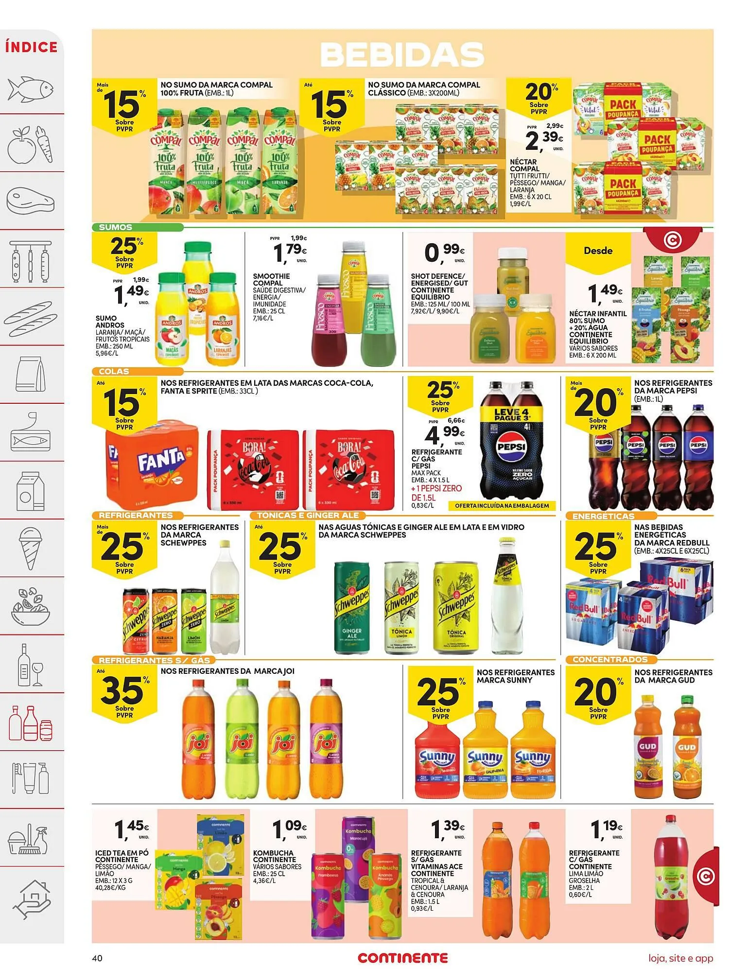 Folheto Folheto Continente de 3 de março até 9 de março 2026 - Pagina 40