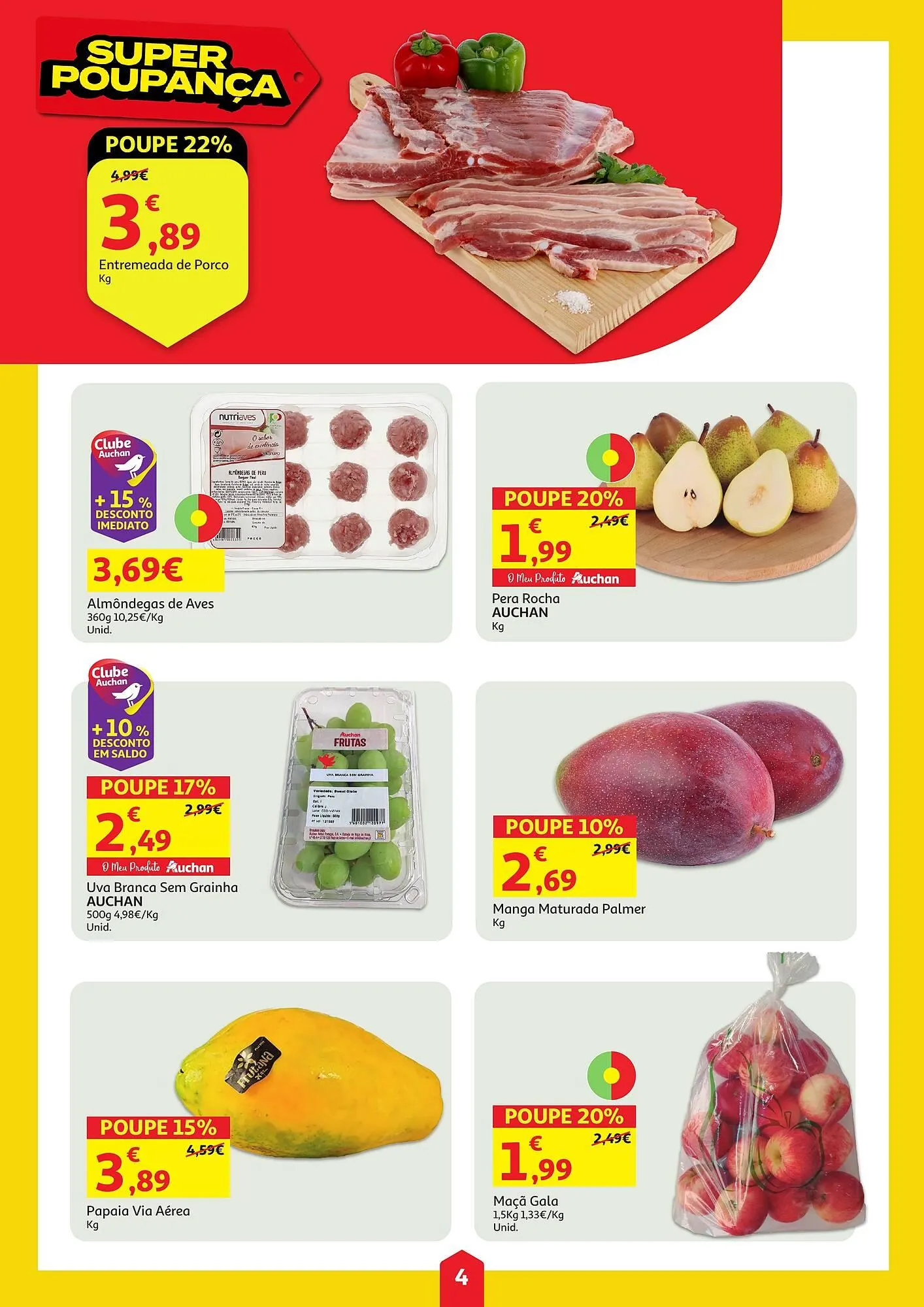 Folheto Folheto Auchan de 19 de março até 26 de março 2025 - Pagina 4