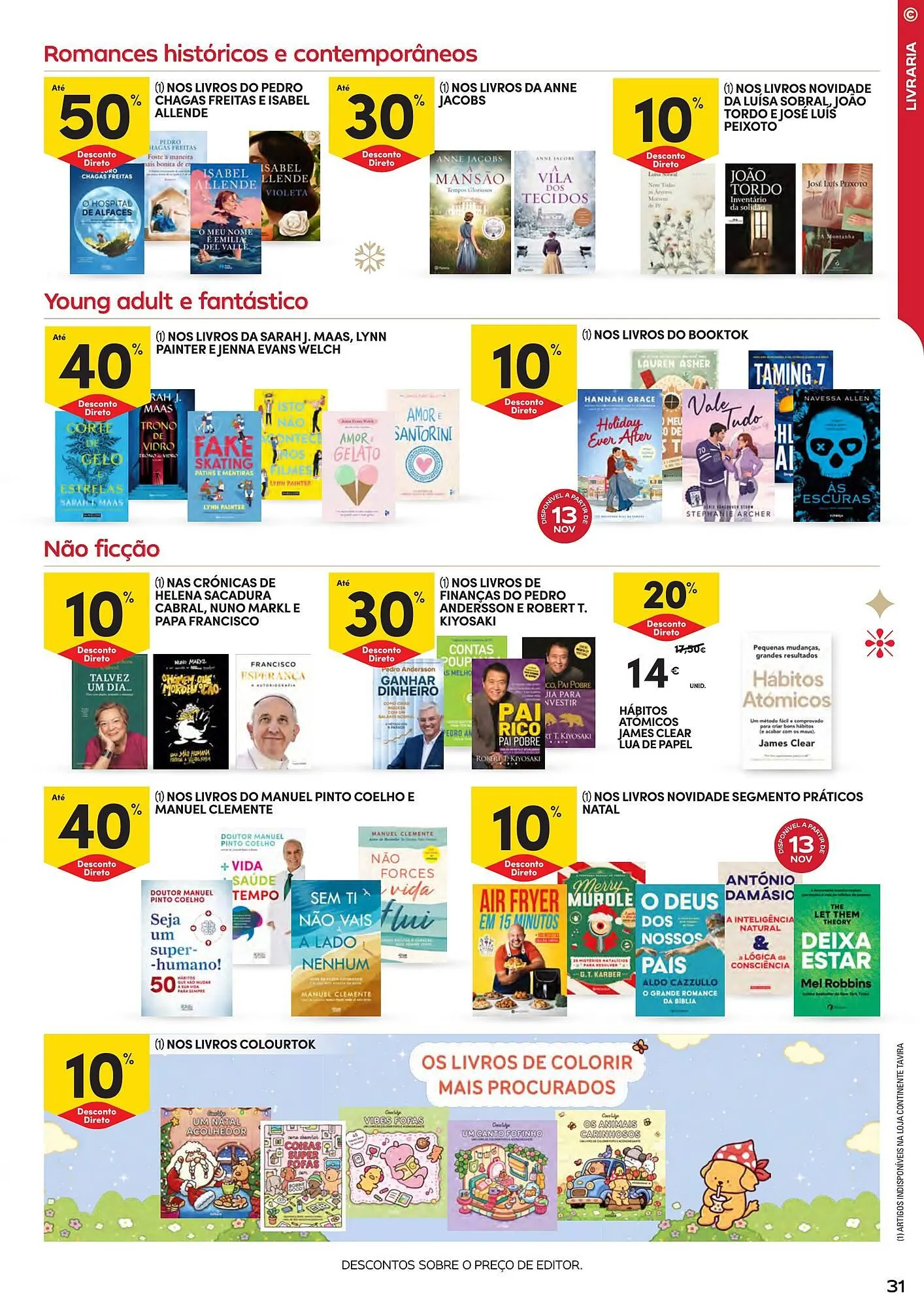 Folheto Folheto Continente de 11 de novembro até 24 de dezembro 2025 - Pagina 31