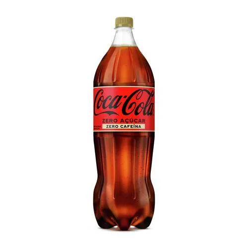 refrigerante com gás coca-cola zero cafeína e zero açúcar 1.75l