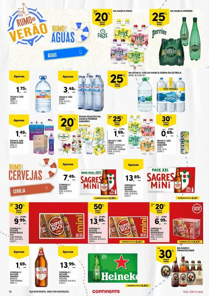 Folheto Continente Bom Dia: É de quem não se poupa de poupar de 8 de agosto até 12 de agosto 2024 - Pagina 18