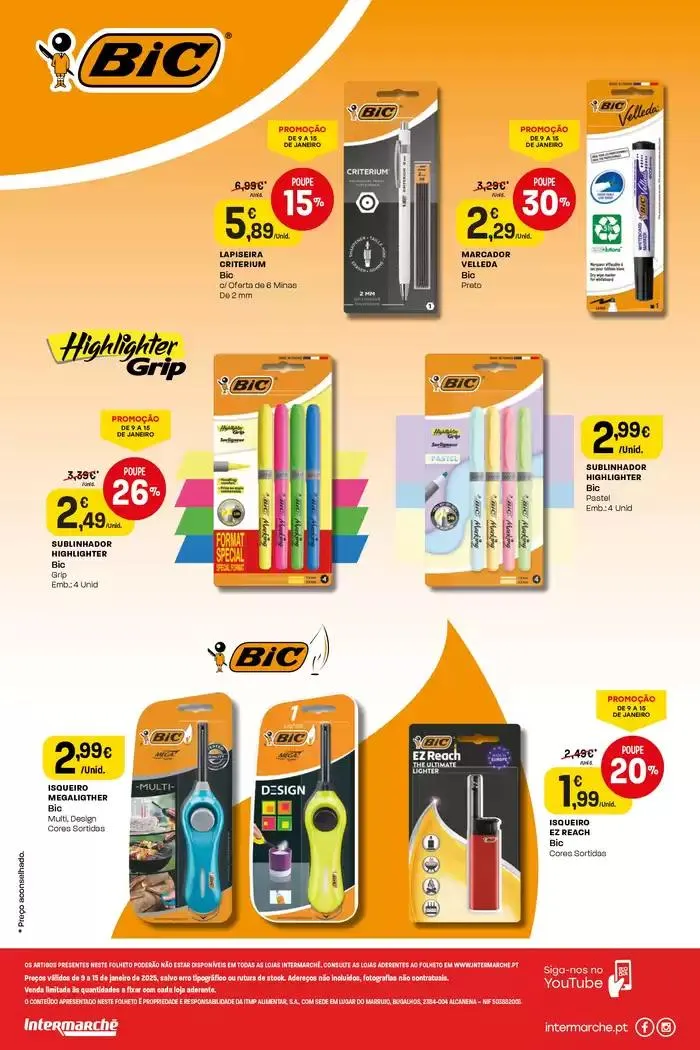 Folheto MONOFOLHA BIC de 9 de janeiro até 15 de janeiro 2025 - Pagina 2