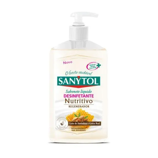 SANYTOL Sabão Líquido Antibacteriano Nutritivo 250 ml