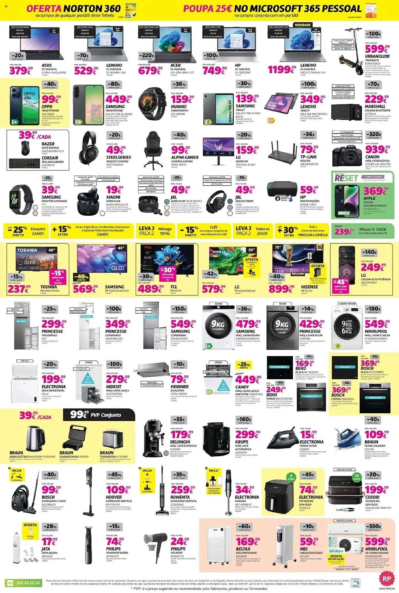 Folheto Folheto Radio Popular de 18 de fevereiro até 27 de fevereiro 2026 - Pagina 2