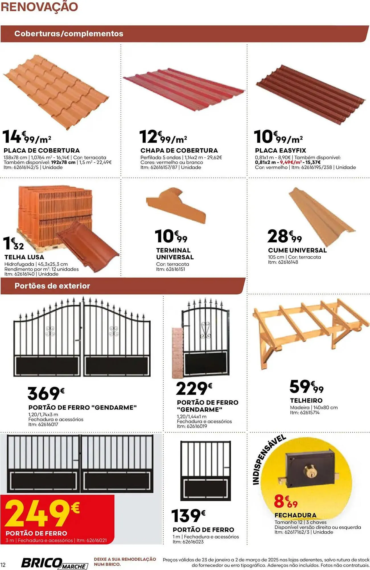 Folheto Folheto Bricomarché de 23 de janeiro até 2 de março 2025 - Pagina 12