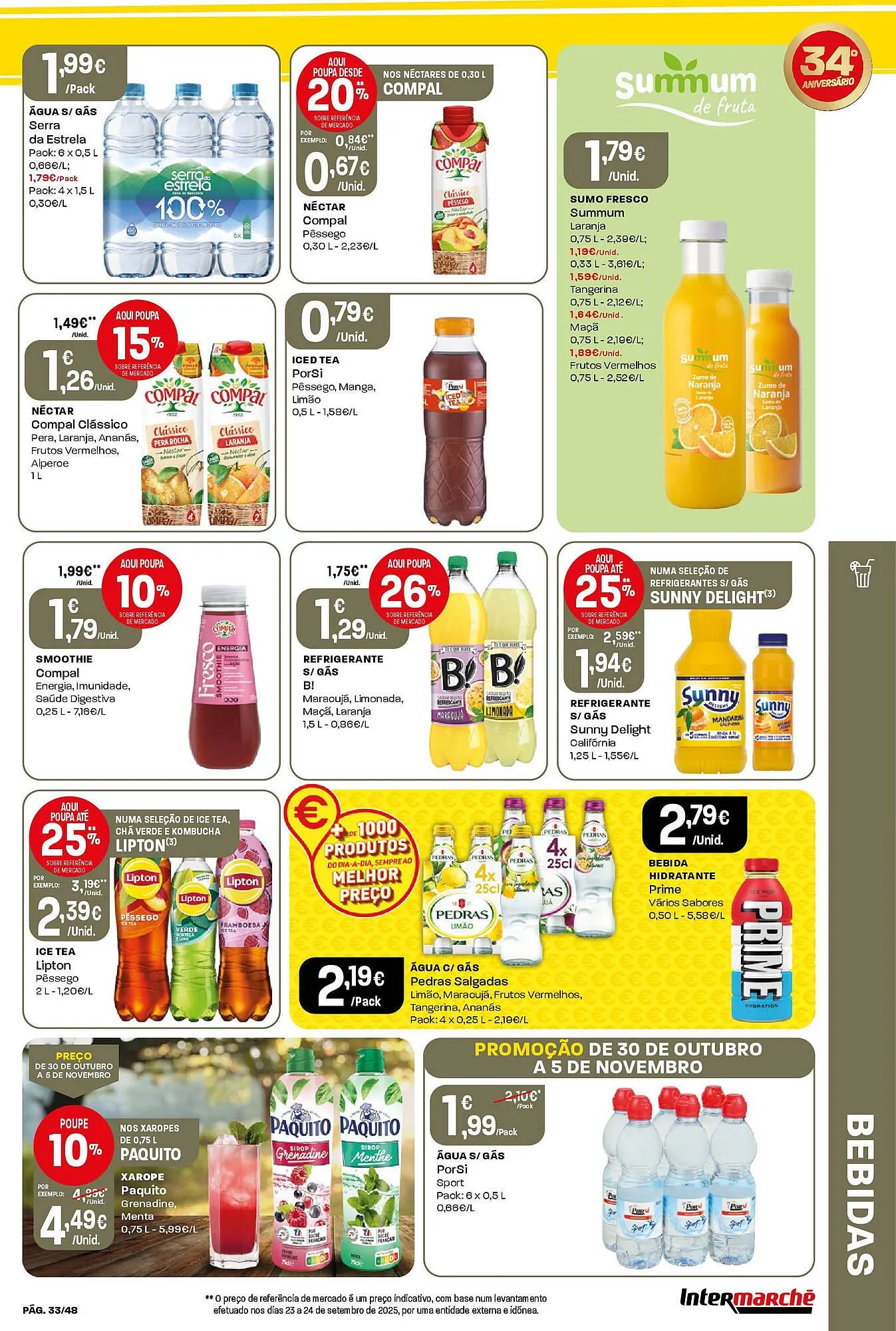 Folheto Folheto Intermarché de 30 de outubro até 5 de novembro 2025 - Pagina 33