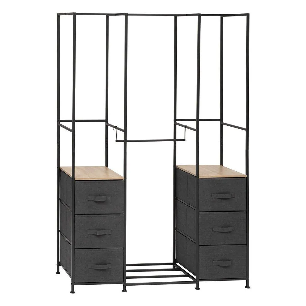 Roupeiro TISSA cinza escuro