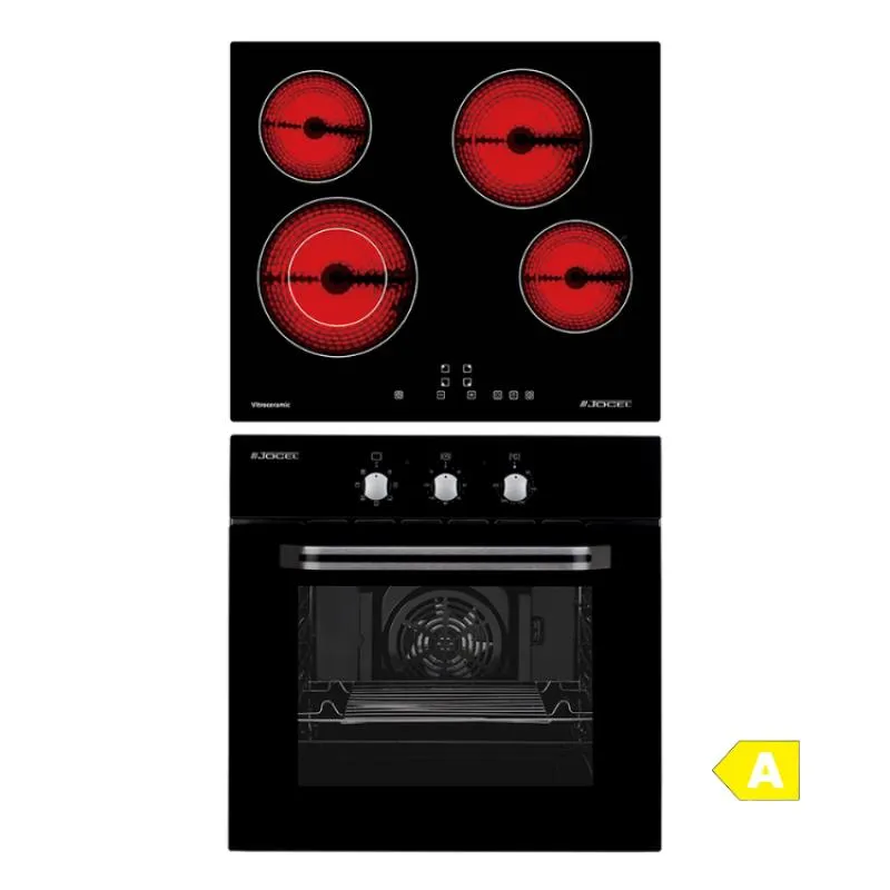 Forno Elétrico 73L + Placa Vitrocerâmica Jocel Preto