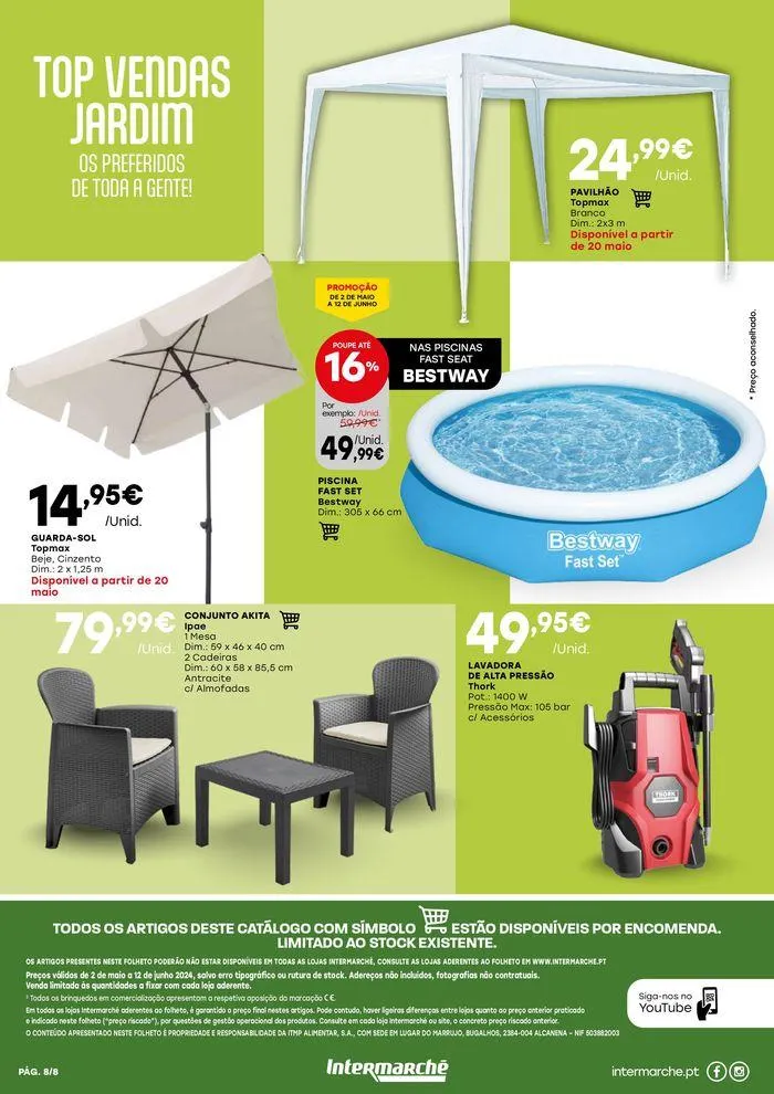 Folheto Ar Livre - Tudo para o seu jardim de 2 de maio até 12 de junho 2024 - Pagina 8
