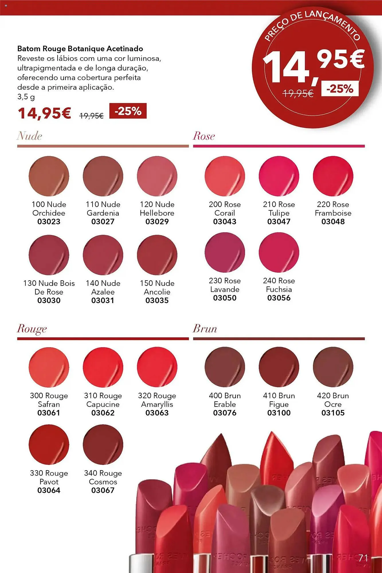 Folheto Catálogo Yves Rocher de 31 de março até 17 de abril 2026 - Pagina 71