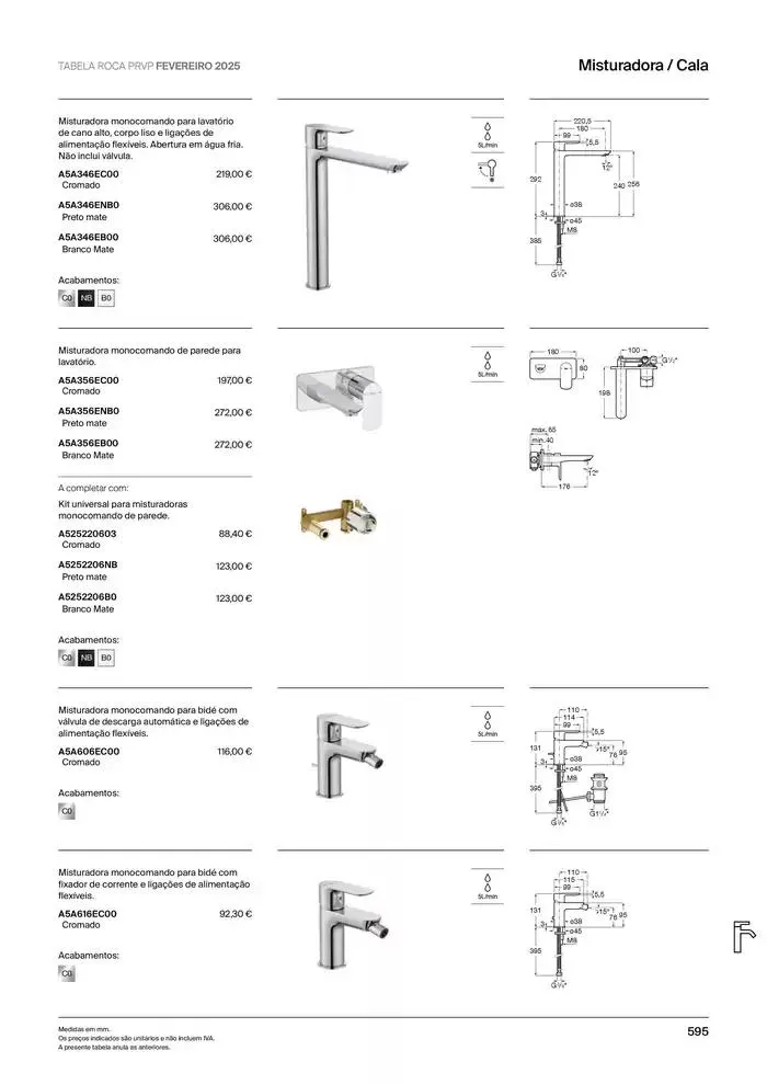 Folheto Soluções de Banho  de 6 de janeiro até 31 de dezembro 2025 - Pagina 597