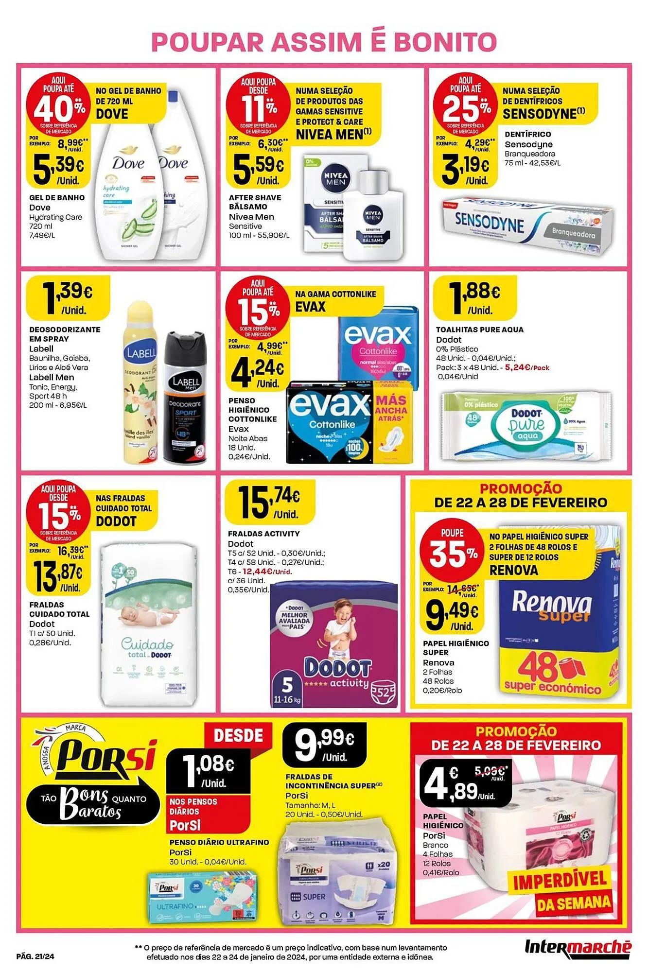 Folheto Folheto Intermarché de 22 de fevereiro até 28 de fevereiro 2024 - Pagina 21