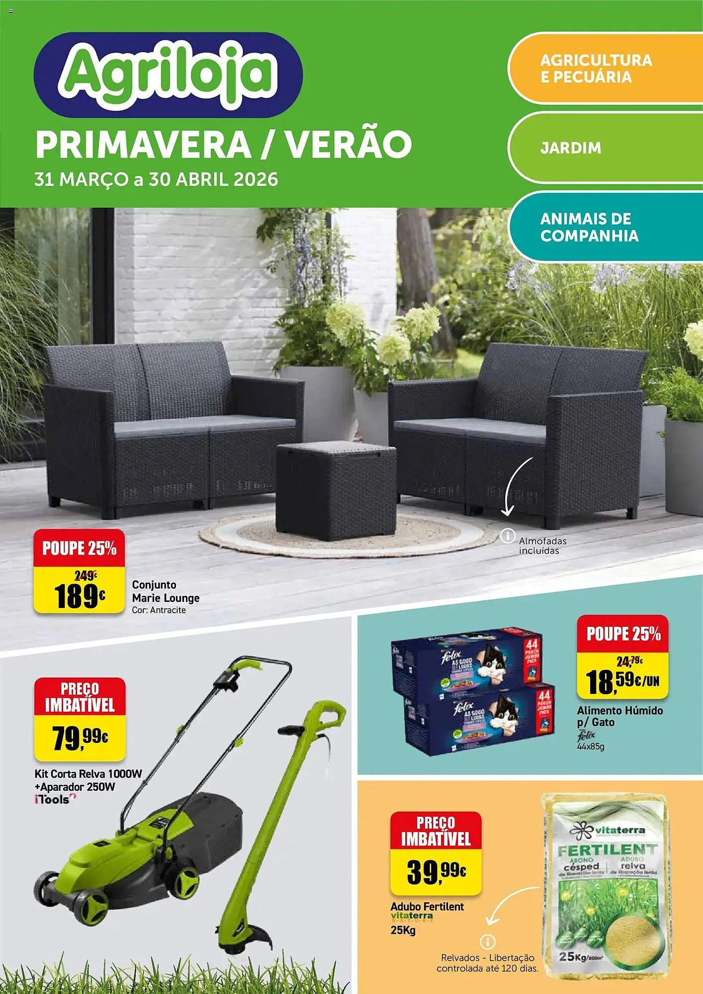Folheto Folheto Agriloja de 31 de março até 1 de maio 2026 - Pagina 1