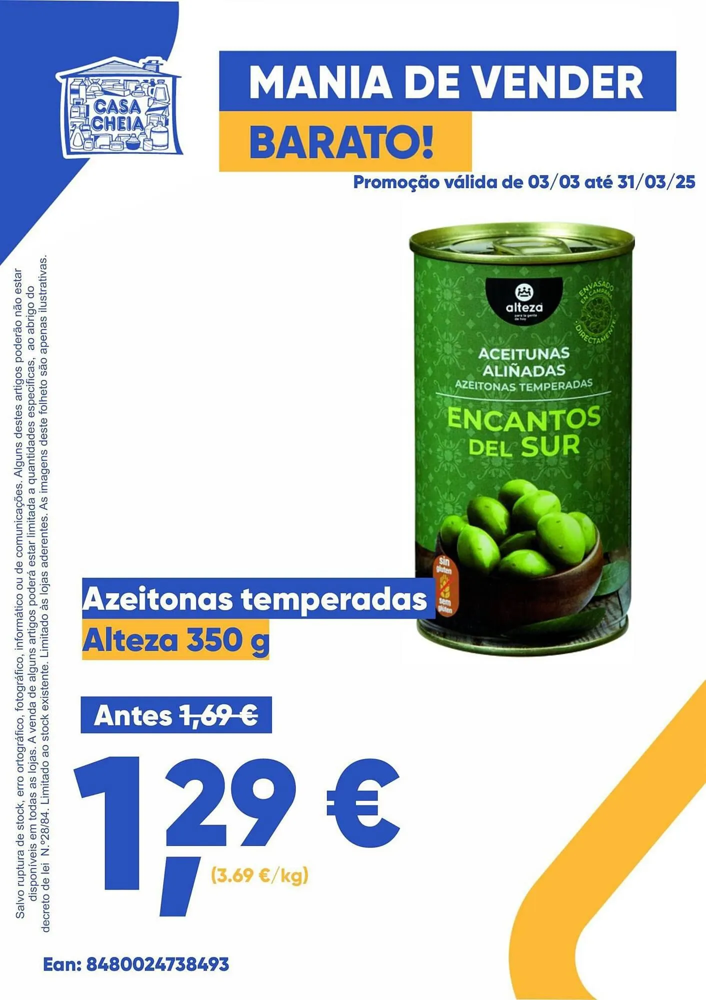 Folheto Folheto Casa Cheia de 11 de março até 31 de março 2025 - Pagina 1