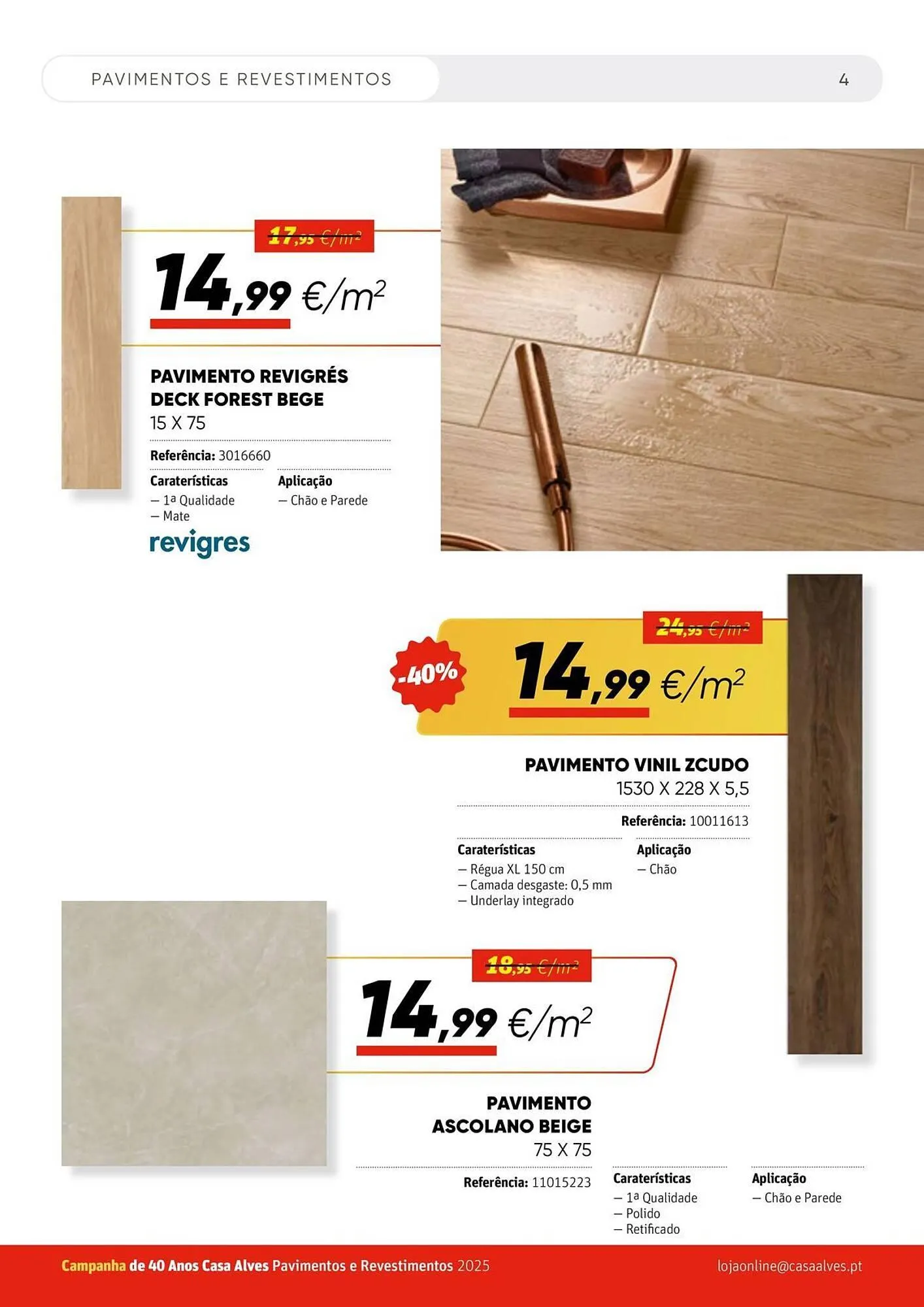 Folheto Folheto Casa Alves de 1 de abril até 31 de agosto 2025 - Pagina 4