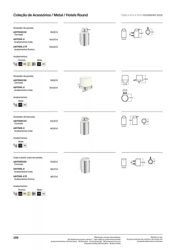 Folheto Soluções de Banho  de 6 de janeiro até 31 de dezembro 2025 - Pagina 400