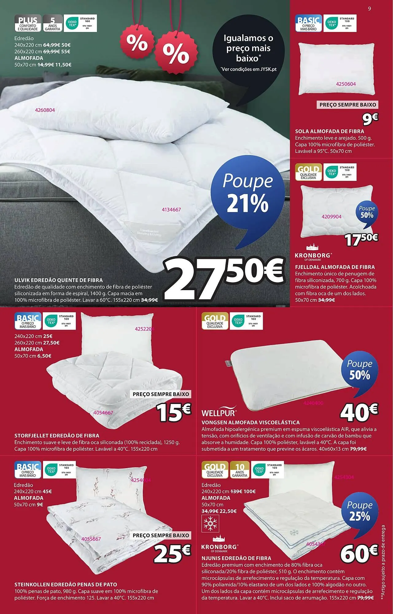 Folheto Folheto JYSK de 2 de janeiro até 12 de fevereiro 2025 - Pagina 9
