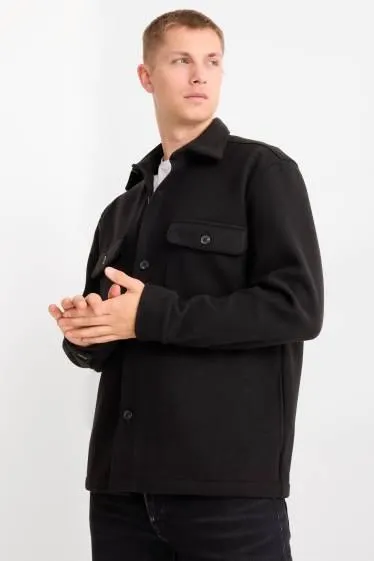 Shirt jacket - relaxed fit - kent collar