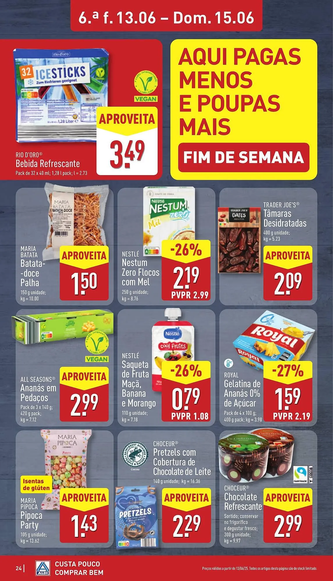 Folheto Folheto ALDI de 9 de junho até 15 de junho 2025 - Pagina 24